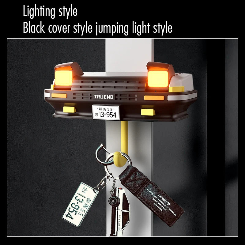 AE86 Car Decoration Key Storage Rack Creative Car Headlight Key Hook Drift AE86 Car Keyring Ornaments and Accessories Key Chain
