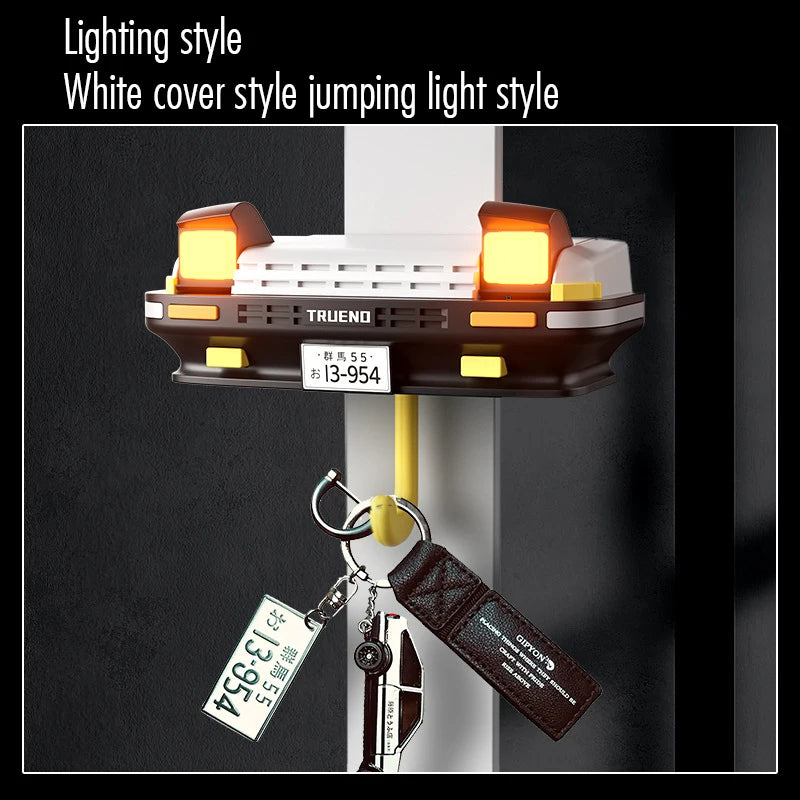AE86 Car Decoration Key Storage Rack Creative Car Headlight Key Hook Drift AE86 Car Keyring Ornaments and Accessories Key Chain